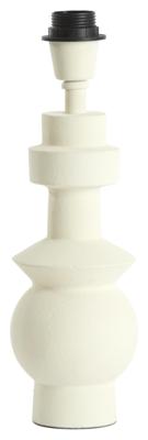 Light & Living Tafellamp 'Esino' 30cm, kleur Crème (excl. kap) Light & Living Tafellamp 'Esino' 30cm, kleur Crème (excl. kap)