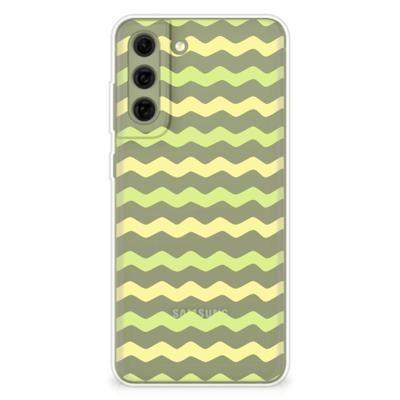 Samsung Galaxy S21FE | TPU bumper | Waves Yellow
