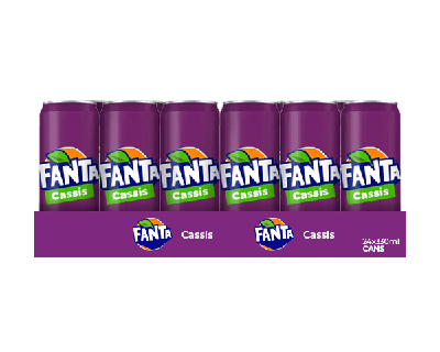 Fanta cassis blik (24x 33cl) (kopie)