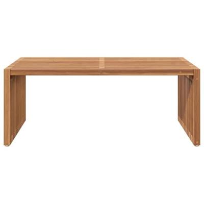 Tuin Bijzettafel Bruin 90 x 50 x 36 cm Massief Teakhout