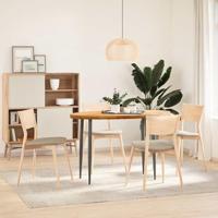 Tafelblad 120x60x4 cm ovaal massief eikenhout lichtbruin - thumbnail