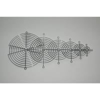 Ventilatierooster 1 stuk(s) (b x h) 80 mm x 80 mm Metaal - thumbnail