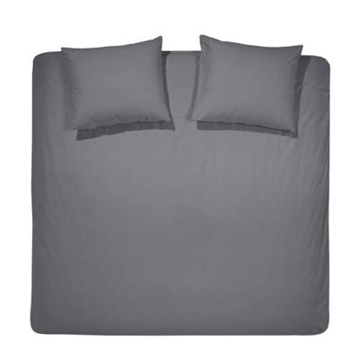 Cinderella dekbedovertrek Uni flanel- antraciet - 240x200/220 cm - Leen Bakker