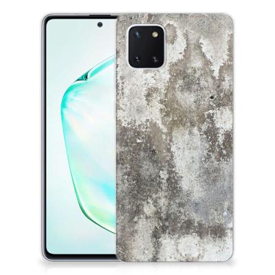 Samsung Galaxy Note 10 Lite | TPU | Siliconen hoesje | Beton Print Samsung Galaxy Note 10 Lite | TPU | Siliconen hoesje | Beton Print