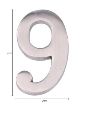Cijfer EDM 85051 9 Nikkel