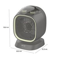 Convectorkachel IMETEC 4030 ECOSILENT Zwart 2100 W - thumbnail