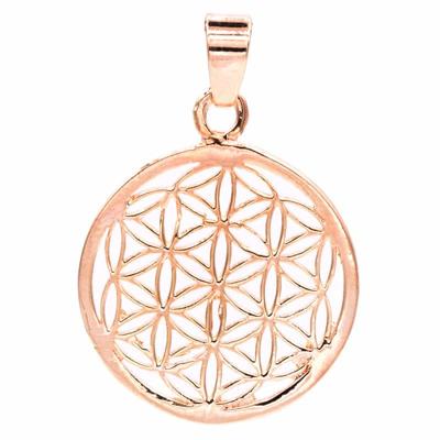 Hanger Bloem des Levens Roze Goudkleur Hanger Bloem des Levens Roze Goudkleur