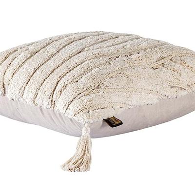 PTMD Zalie Sierkussen - 45x3x45 cm - Katoen - Naturel PTMD Zalie Sierkussen - 45x3x45 cm - Katoen - Naturel