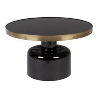 Zuiver Ronde Salontafel 'Glam' 60cm, kleur Zwart - thumbnail