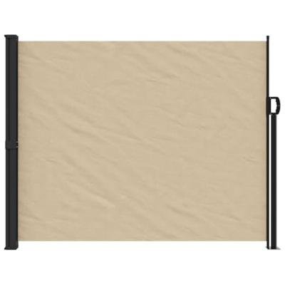 Windscherm uittrekbaar 160x500 cm beige Windscherm uittrekbaar 160x500 cm beige