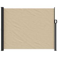 Windscherm uittrekbaar 160x500 cm beige - thumbnail