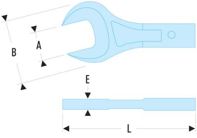 Facom opzetsteeksleutel 20x7 13 - 20.13