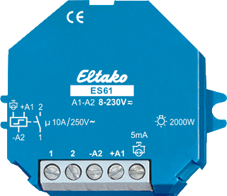 Eltako ES61-UC Stroomstootschakelaar Inbouw 1x NO 230 V 4 A 2000 W 1 stuk(s)