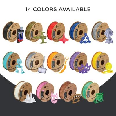 Polymaker PA07004 6938936709640 Filament PLA Pro Hoge stijfheid, Slagvast 1.75 mm 1000 g Rood PolyLite™ 1 stuk(s)