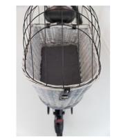 TRIXIE FIETSMAND BAGAGEDRAGER MET ROOSTER GRIJS 55X35X49 CM - thumbnail