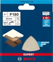 Bosch Accessoires Expert M480 schuurnet voor deltaschuurmachines 93 mm, K180 - 5 stuk(s) - 2608900720 - thumbnail