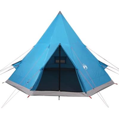 VidaXL Tipitent 4-persoons waterdicht blauw