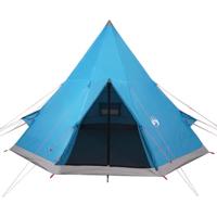 VidaXL Tipitent 4-persoons waterdicht blauw - thumbnail