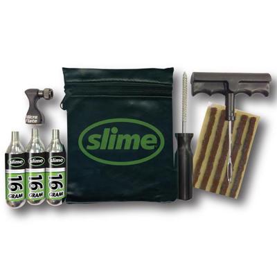Slime atv / trailer bandenreparatieset met co₂ patronen