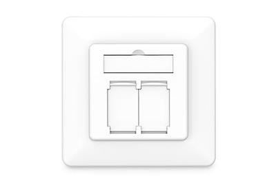 Digitus DN-9010/8-2 Netwerkdoos Inbouw (in muur) Inzet met centraalstuk en frame CAT 6A Wit Digitus DN-9010/8-2 Netwerkdoos Inbouw (in muur) Inzet met centraalstuk en frame CAT 6A Wit