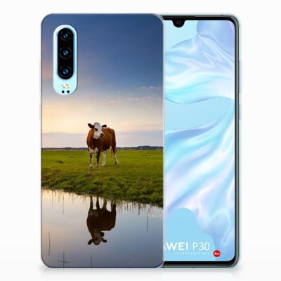 Huawei P30 | TPU Hoesje | Koe