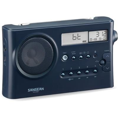 Sangean PR-D4BT Radio VHF (FM), Middengolf, AM, FM Bluetooth Wekfunctie Donkerblauw