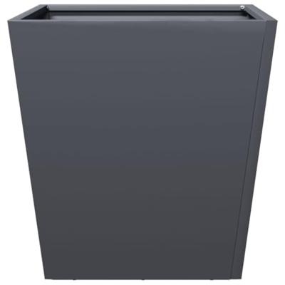 VidaXL Plantenbakken 2 st 40x40x40 cm staal antracietkleurig VidaXL Plantenbakken 2 st 40x40x40 cm staal antracietkleurig