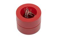 Papercliphouder MAUL Pro magnetisch Ø73x60mm rood - thumbnail