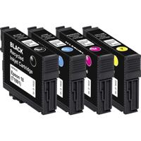 Basetech Inkt vervangt Epson T1801, T1802, T1803, T1804, 18 Compatibel Combipack Zwart, Cyaan, Magenta, Geel BTE158 1622,4850-126 - thumbnail