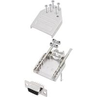 encitech DTZI09-HDS-K 6355-0080-11 D-sub female connectorset 180 ° Aantal polen: 15 Soldeerkelk 1 set(s) - thumbnail