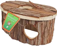 Hamsterhuis ovaal natural 17cm - thumbnail