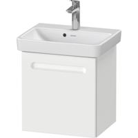 Wastafelonderkast Duravit No.1 Met 1 Deur Links 44x38.6x47.8cm Met Geïntegreerde Greep Mat Wit - thumbnail