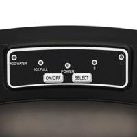 VidaXL Ijsblokjesmachine 2,4 l 15 kg/24 u zwart - thumbnail