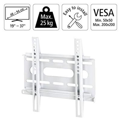 Hama TV-muurbeugel Ultraslim Fix Ultra Plat 3* 94 Cm (37) VESA 200 X 200
