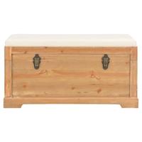 Opslagkist met kussen 80x40x40 cm MDF - thumbnail