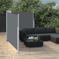 VidaXL Windscherm uittrekbaar 100x600 cm antraciet - thumbnail