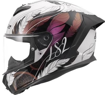 LS2 integraalhelm "ff820 rapid iii boho" helmets ff820 rapid i boho white/sw/pink gr. m