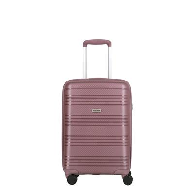 Travelite Zenit 4 Wiel Trolley S dark rose Harde Koffer
