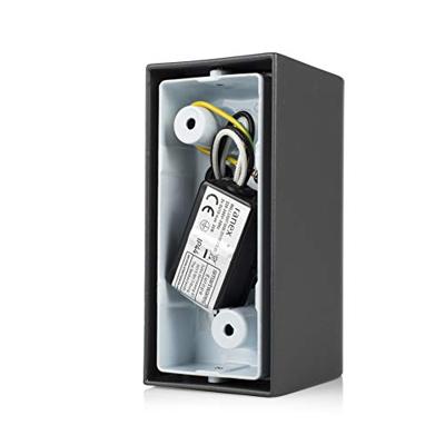 Ranex Ra-5000331 Led Buitenwandlamp van Roestvrijstaal met Twee Lichtpunten - thumbnail
