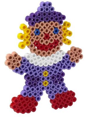 Hama strijkkralenbordje maxi clown