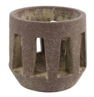 Countryfield theelichthouder berie s bruin 11 cm | 12 stuks