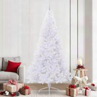 Kunstkerstboom met 300 LED Wit 240 cm PVC en staal - thumbnail