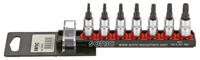 Bitdopset 1/4", TS 5-kant 7-dlg. op rail 100701 - thumbnail