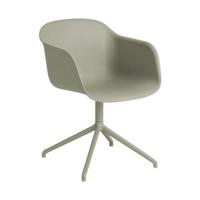 Muuto Fiber Chair Draaibaar Groen - thumbnail