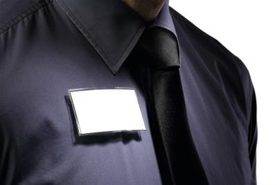 Durable badge met magneet ft 40 x 75 mm Durable badge met magneet ft 40 x 75 mm