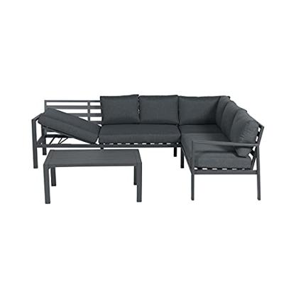 Lexinton lounge set 4-dlg carbon black/ reflex black - Garden impressions - thumbnail
