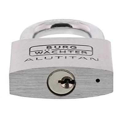 Burg Wächter 36101 Hangslot 50.00 mm Verschillend sluitend Aluminium Sleutelslot