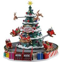 Santa s sleigh spinners with 4.5v adaptor Kersthuisje LEMAX - Lemax - thumbnail