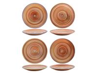 Cookinglife Ontbijtborden / Dessertborden Rhythm & Lines ø 19 cm - 4 Stuks - thumbnail