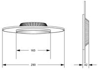 Deko Light Zaniah Plafondopbouwarmatuur LED vast ingebouwd 12 W Energielabel: F (A - G) Warmwit Wit - thumbnail